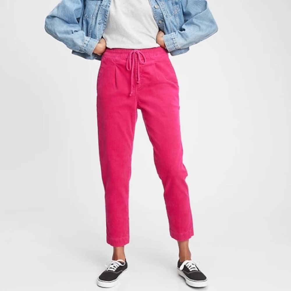Gap High Rise Corduroy Joggers